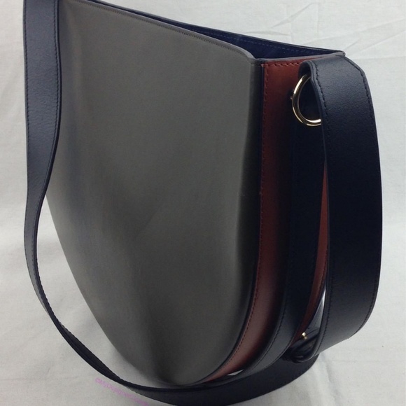 VICTORIA BECKHAM Half Moon Color Block Lea… - Picture 4 of 8